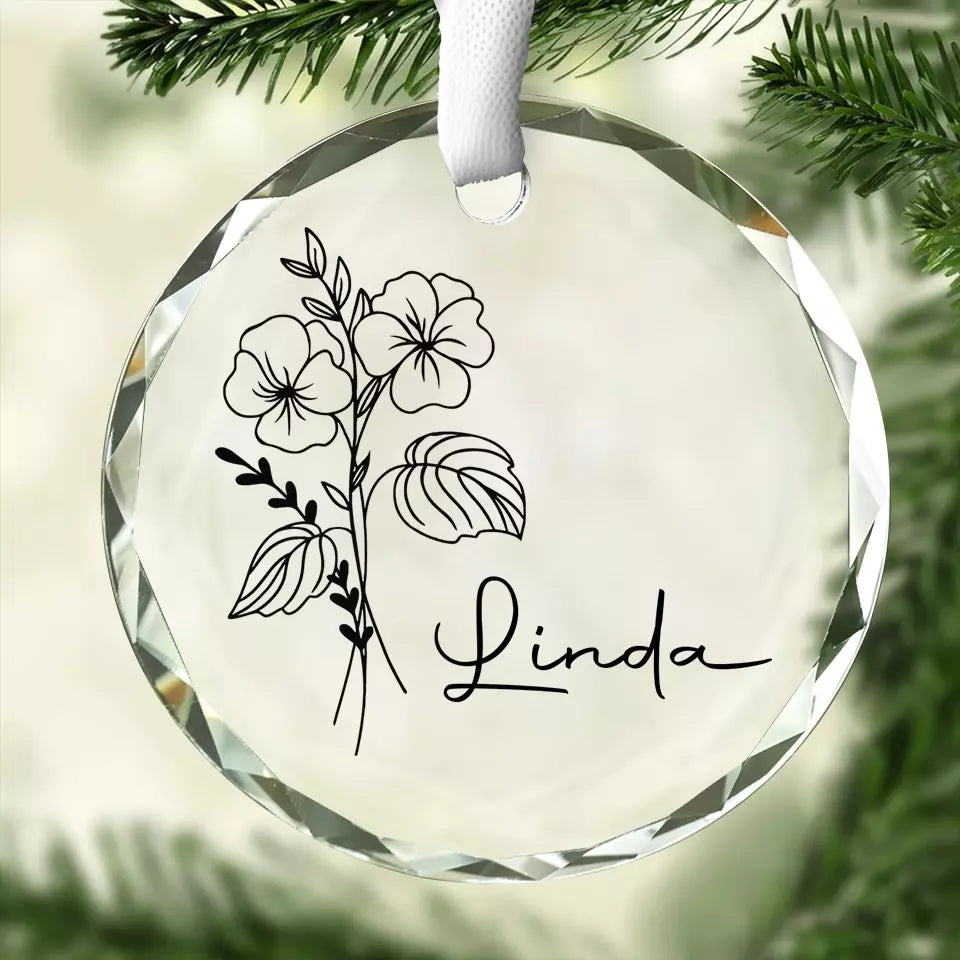 Les vraies amitiés sont éternelles et s'épanouissent sans fin - Décoration en verre personnalisée pour meilleure amie - Cadeau de Noël pour meilleures amies, meilleures amies et sœurs