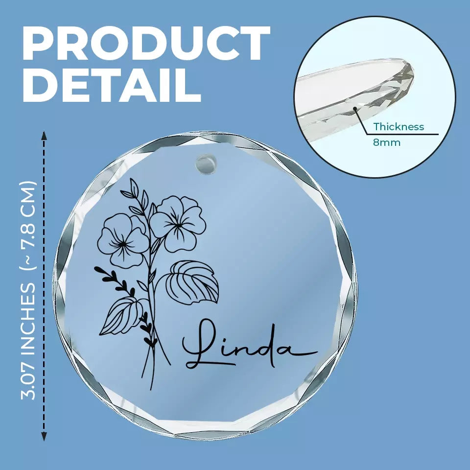 Les vraies amitiés sont éternelles et s'épanouissent sans fin - Décoration en verre personnalisée pour meilleure amie - Cadeau de Noël pour meilleures amies, meilleures amies et sœurs