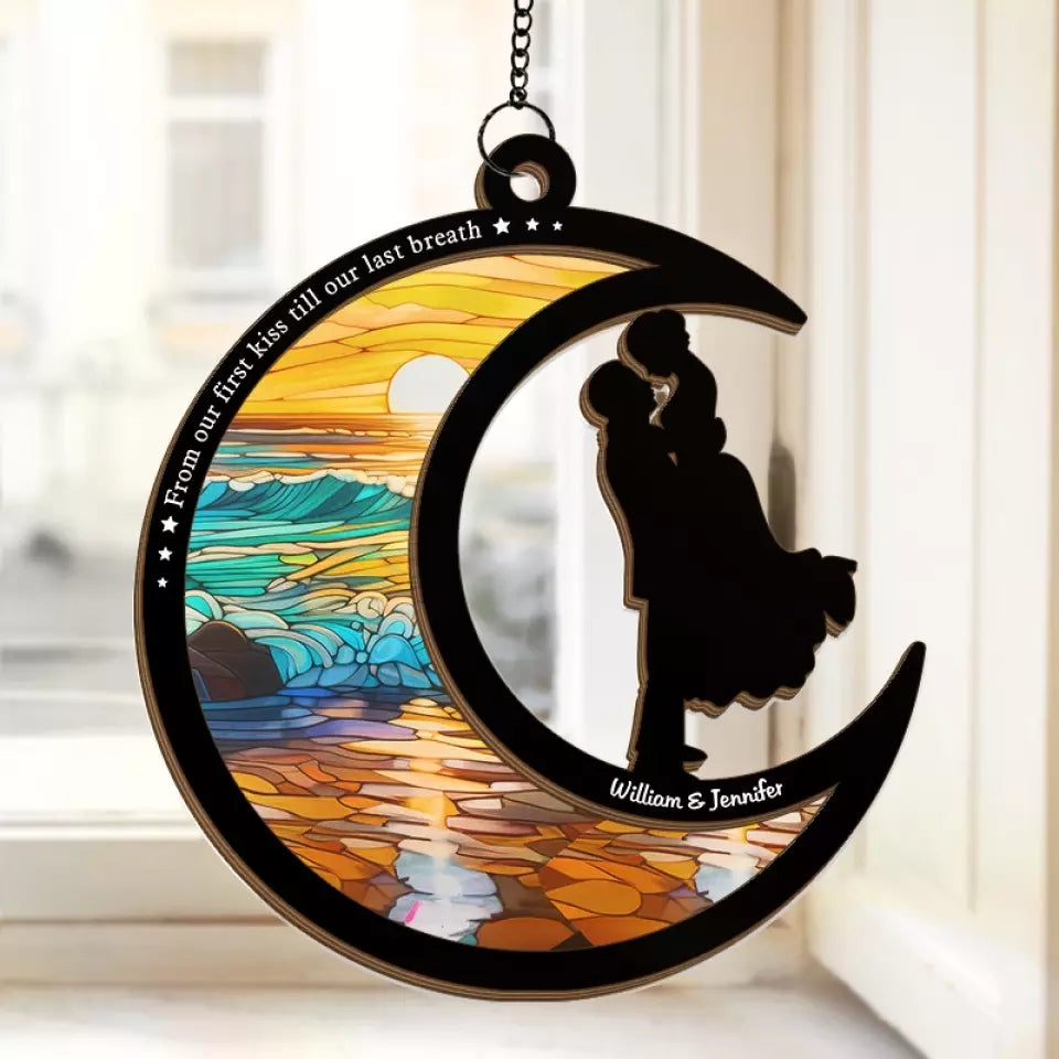 La vie est meilleure quand on danse ensemble - Attrape-soleil personnalisé pour fenêtre - Cadeau pour mari et femme, anniversaire