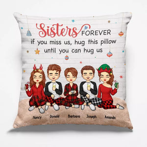 Seul un ami peut être aussi honnête - Coussin personnalisé Bestie - Cadeau de Noël pour les meilleures amies, BFF, sœurs