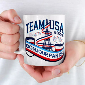 Les champions continuent de jouer jusqu'à ce qu'ils réussissent - Mug Olympiques - Vacances Olympiques, cadeau pour les membres de la famille, les meilleurs amis