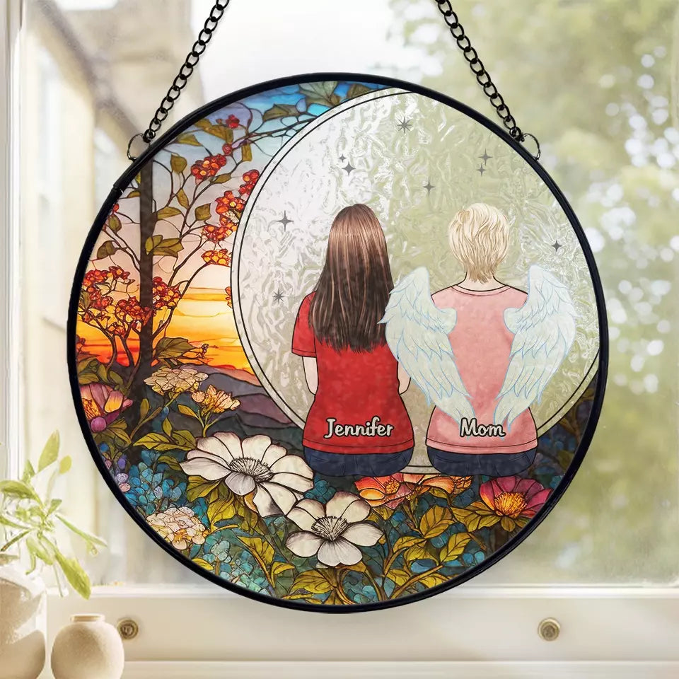 Nos souvenirs sont innombrables - Attrape-soleil personnalisé à suspendre sur un vitrail - Cadeau de condoléances pour les membres de la famille