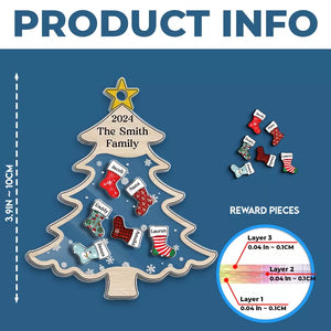 À Noël, tous les chemins mènent à la maison - Décoration de Noël personnalisée à 3 étages pour la famille - Cadeau de Noël pour les membres de la famille