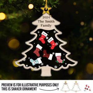 À Noël, tous les chemins mènent à la maison - Décoration de Noël personnalisée à 3 étages pour la famille - Cadeau de Noël pour les membres de la famille