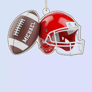 On devient champion, on ne naît pas champion - Décoration en cuir personnalisée - Cadeau de Noël pour les amateurs de sport et les joueurs