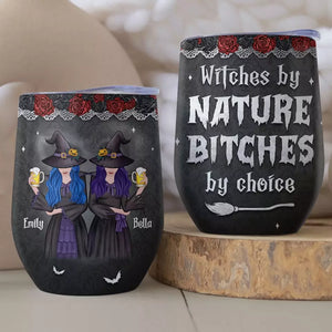 Tu es ma sorcière préférée pour discuter de sorcières avec - Verre à vin personnalisé Bestie - Cadeau d'Halloween pour meilleures amies, meilleures amies, sœurs