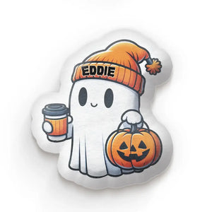 Halloween, sonnettes, bonbons – Coussin personnalisé pour la famille – Cadeau d'Halloween pour les membres de la famille