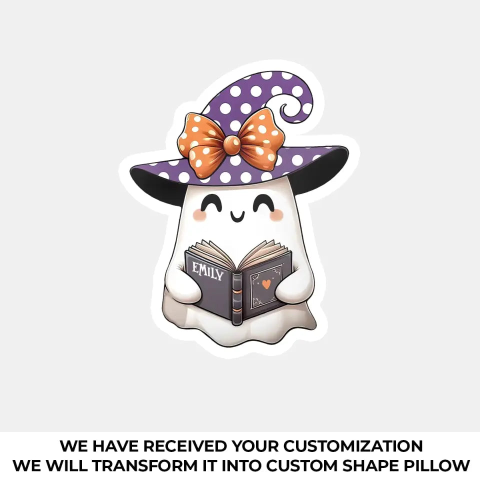 Trop mignon pour être effrayant - Coussin personnalisé pour la famille - Cadeau d'Halloween pour les membres de la famille