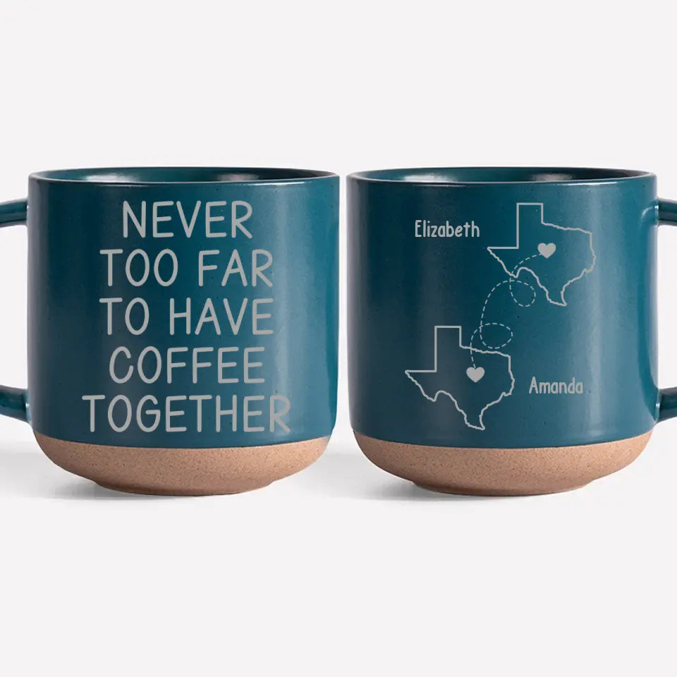 Toujours en train de prendre un café ensemble - Mug en céramique personnalisé Bestie - Cadeau pour meilleures amies, meilleures amies, sœurs