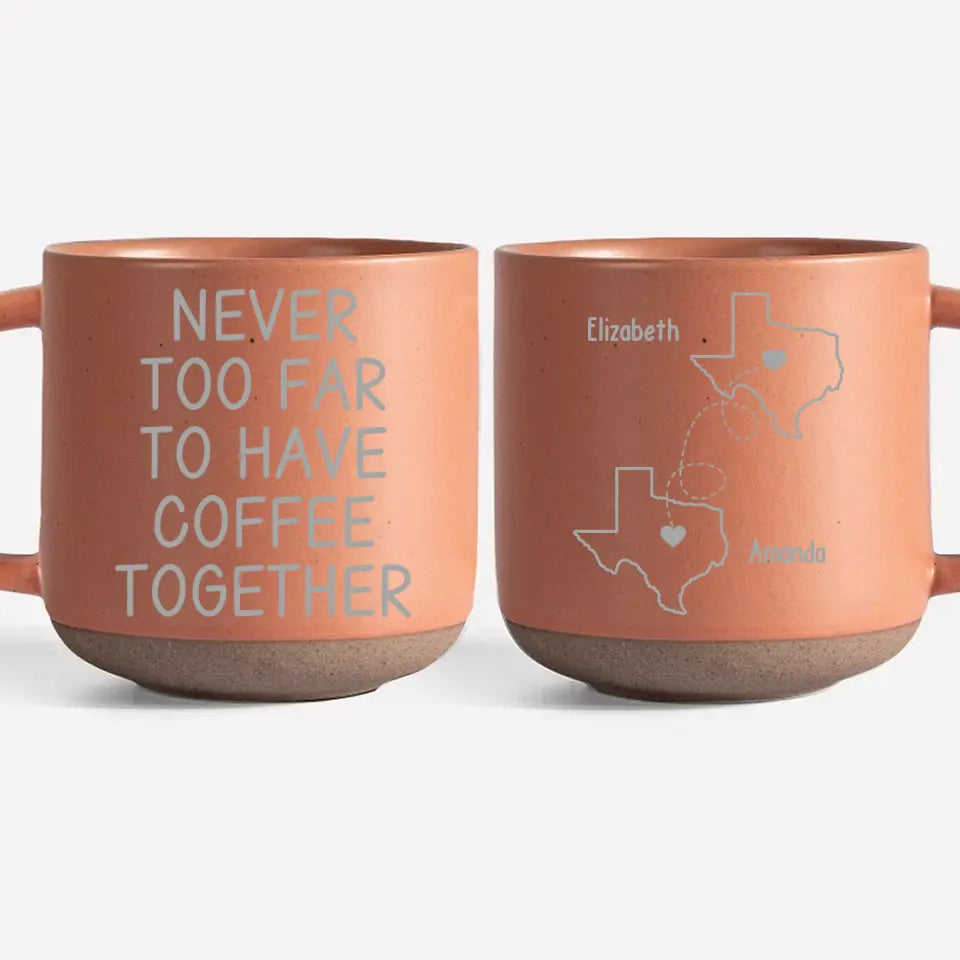Toujours en train de prendre un café ensemble - Mug en céramique personnalisé Bestie - Cadeau pour meilleures amies, meilleures amies, sœurs