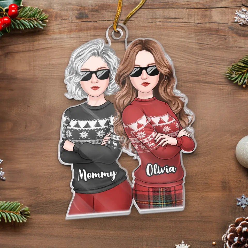 Ma plus grande réussite sera toujours toi - Ornement personnalisé familial - Forme personnalisée en acrylique - Cadeau de Noël pour maman, fille