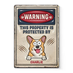 La vie serait dure sans toi - Plaque en métal personnalisée avec effet gonflable 3D pour chien - Cadeau de pendaison de crémaillère pour les propriétaires d'animaux et les amoureux des animaux