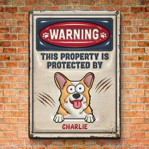 La vie serait dure sans toi - Plaque en métal personnalisée avec effet gonflable 3D pour chien - Cadeau de pendaison de crémaillère pour les propriétaires d'animaux et les amoureux des animaux