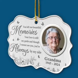 Photo personnalisée « Une belle âme dont on se souvient » - Ornement commémoratif personnalisé - Forme Benelux en métal - Cadeau de condoléances, cadeau de Noël pour les membres de la famille