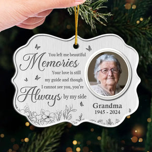 Photo personnalisée « Une belle âme dont on se souvient » - Ornement commémoratif personnalisé - Forme Benelux en métal - Cadeau de condoléances, cadeau de Noël pour les membres de la famille
