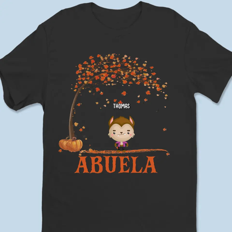 Une aventure magique avec mes petites goules - T-shirt, sweat à capuche et sweat-shirt unisexe personnalisé pour la famille - Cadeau d'Halloween pour maman et grand-mère