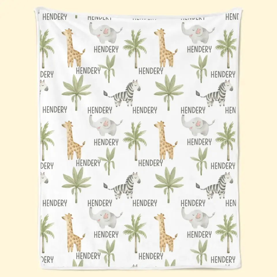 Merveilles des bois pour des nuits de rêve - Couverture familiale personnalisée - Cadeau pour bébé, enfant et nouveau-né