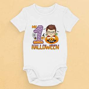 La plus jolie citrouille du jardin - Body bébé personnalisé pour toute la famille - Cadeau d'Halloween pour bébé, enfant et nouveau-né