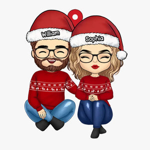 Tu es mon cadeau préféré sous le sapin - Ornement personnalisé pour couple - Bois en forme personnalisée - Cadeau de Noël pour mari et femme, anniversaire