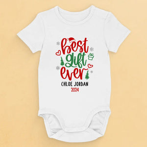 Notre cadeau préféré est arrivé tôt cette année - Body bébé personnalisé pour la famille - Cadeau de Noël pour bébé, enfants, nouveau-né