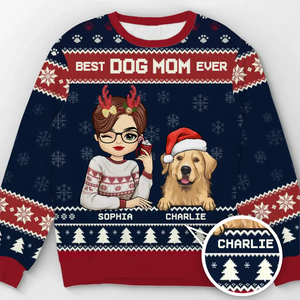 Offrez-vous un Noël tout doux ! Sweat-shirt personnalisé pour chien et chat, moche et personnalisé, pull unisexe en laine, cadeau de Noël pour les propriétaires et les amoureux des animaux.