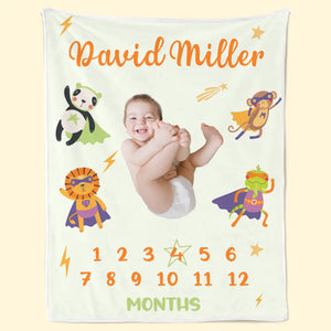 Couverture personnalisée pour bébé : une couverture douillette pour une sieste plus douce ! Couverture personnalisée pour bébé, cadeau pour nouveau-né ou enfant.