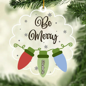 Faire briller les esprits 24 heures sur 24 - Décoration familiale personnalisée - Forme personnalisée en acrylique - Cadeau de Noël pour les membres de la famille