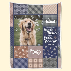 Photo personnalisée : aucun temps ne peut effacer le souvenir d'un animal de compagnie - Couverture commémorative personnalisée - Cadeau de condoléances pour les propriétaires et les amoureux des animaux