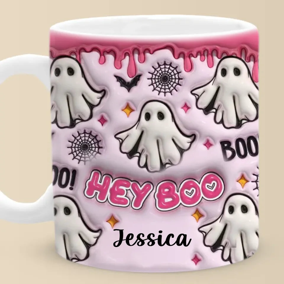 Tu es si boo-tiful - Mug personnalisé à effet gonflé 3D pour la famille - Cadeau d'Halloween pour les membres de la famille