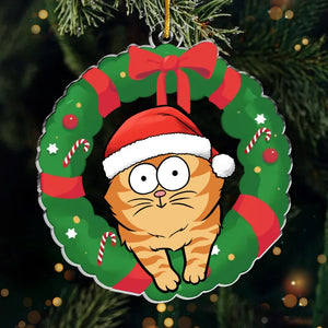 Une façon unique de se souvenir de votre chat bien-aimé pendant les fêtes - Ornement personnalisé pour chat - Forme personnalisée en acrylique - Cadeau de Noël pour les propriétaires d'animaux et les amoureux des animaux