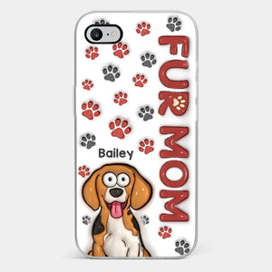 Les animaux savent vous remonter le moral ! Coque de téléphone transparente personnalisée avec effet gonflable 3D pour chien et chat ! Cadeau idéal pour les propriétaires et les amoureux des animaux.
