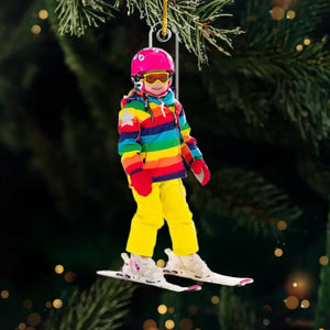 Photo personnalisée « Ne dites jamais jamais » - Décoration personnalisée en acrylique - Cadeau de Noël pour les amateurs de sport et les sportifs