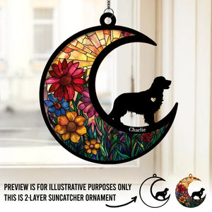 Ne pleurez pas, c'est fini ! Attrape-soleil personnalisé à suspendre à une fenêtre ! Cadeau de condoléances pour les propriétaires et les amoureux des animaux.