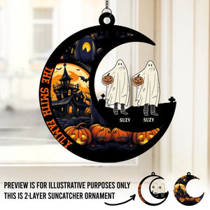 Nous sommes ce que les autres craignent - Attrape-soleil personnalisé pour fenêtre - Cadeau d'Halloween pour les membres de la famille