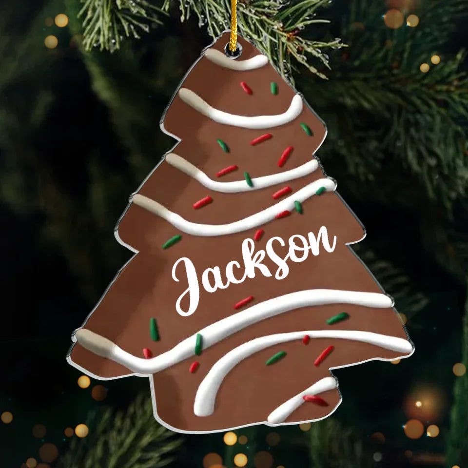 Notre famille, notre joie, notre Noël - Décoration personnalisée pour la famille - Forme personnalisée en acrylique - Cadeau de Noël pour les membres de la famille