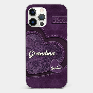 Coque de téléphone transparente imprimée effet gonflé 3D personnalisée - Cadeaux d'anniversaire personnalisés pour maman, grand-mère - Tu es la mère que tout le monde rêve d'avoir