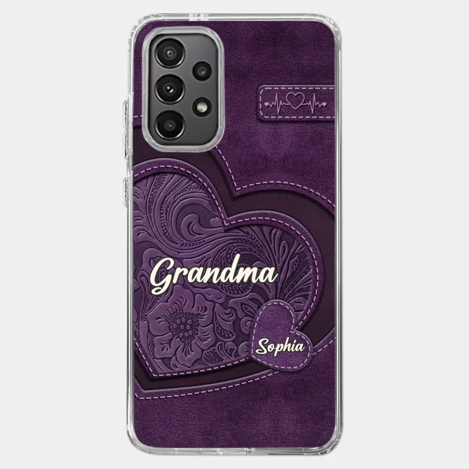 Coque de téléphone transparente imprimée effet gonflé 3D personnalisée - Cadeaux d'anniversaire personnalisés pour maman, grand-mère - Tu es la mère que tout le monde rêve d'avoir
