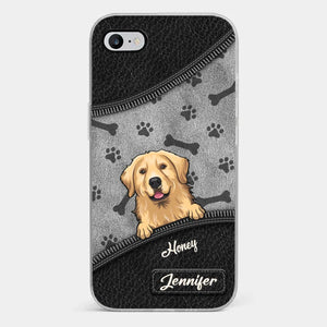 Les chiens nous ont tout donné ! Coque de téléphone transparente personnalisée pour chien ! Cadeau pour les propriétaires et les amoureux des animaux.