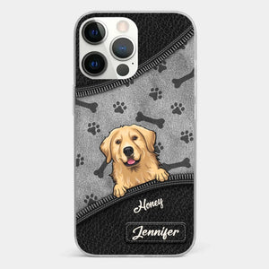 Les chiens nous ont tout donné ! Coque de téléphone transparente personnalisée pour chien ! Cadeau pour les propriétaires et les amoureux des animaux.