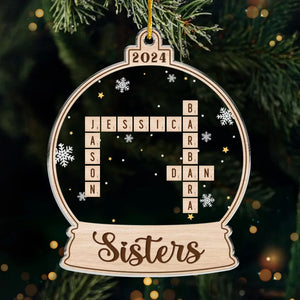 Holiday Season Is Coming - Bestie Personalized Custom Ornament - Acrylic Custom Shaped - Christmas Gift For Best Friends, BFF, Sisters