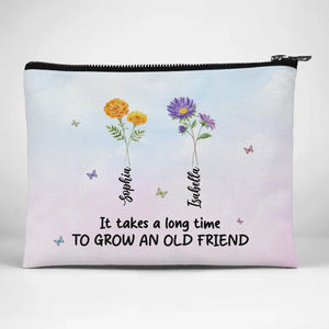 Ensemble, nous sommes un champ de fleurs sauvages - Trousse de maquillage personnalisée Bestie - Cadeau pour meilleures amies, BFF, sœurs
