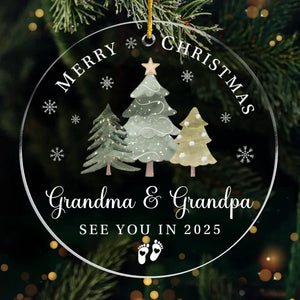 Un nouveau bébé, c'est comme le début de toutes choses - Décoration familiale personnalisée - Forme personnalisée en acrylique - Cadeau de Noël pour les membres de la famille, grossesse