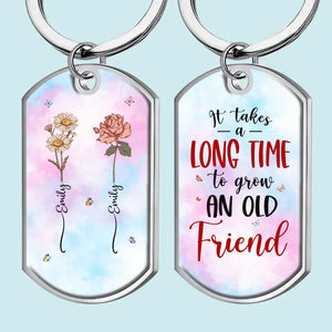 Porte-clés personnalisé « BFF » pour toujours ! Cadeau idéal pour les meilleures amies, les meilleures amies et les sœurs.