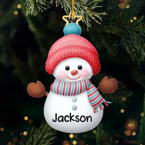 À Noël, jouez et réjouissez-vous ! Décoration personnalisée pour la famille - Acrylique en forme personnalisée - Cadeau de Noël pour les membres de la famille