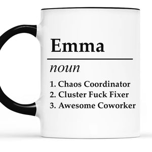 Tasse personnalisée « Super collègue » - Cadeau de Noël pour collègues, collègues de travail, collègues