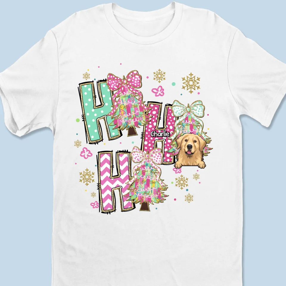 Joyeux Noël à tous les amoureux des animaux ! T-shirt unisexe personnalisé pour chien et chat, haut de gamme, sweat à capuche ! Cadeau de Noël pour les propriétaires et les amoureux des animaux.
