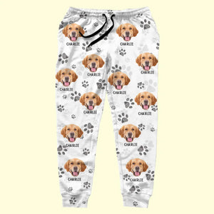 Custom Photo My Best Friend Has Four Paws - Dog & Cat Personalized Custom Unisex Sweatpants - Christmas Gift For Pet Owners, Pet Lovers