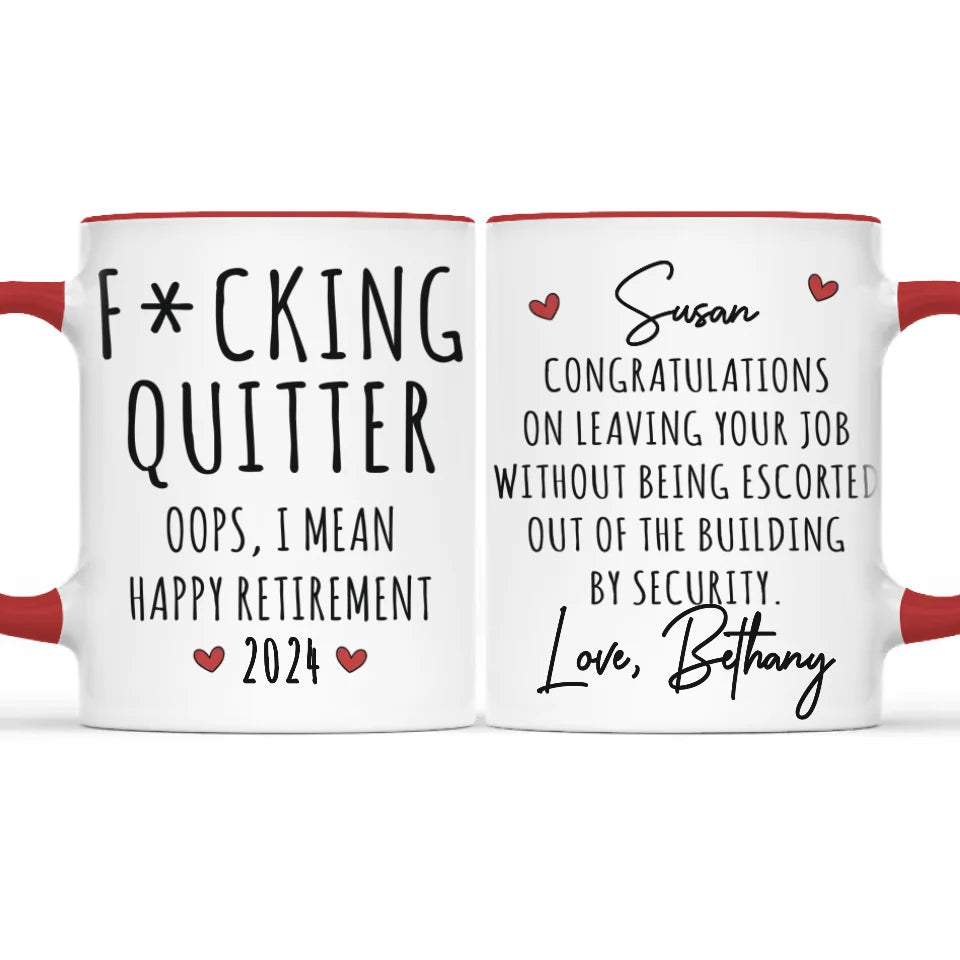 Je ne suis pas à la retraite, je suis un relaxeur professionnel - Tasse personnalisée avec accents pour collègues - Cadeau de Noël, d'appréciation, de retraite pour collègues, amis de travail, collègues