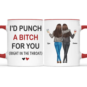 Nous sommes faits l'un pour l'autre, c'est amusant et drôle - Mug personnalisé avec accents personnalisés - Cadeau de Noël pour les meilleures amies, les meilleures amies et les sœurs