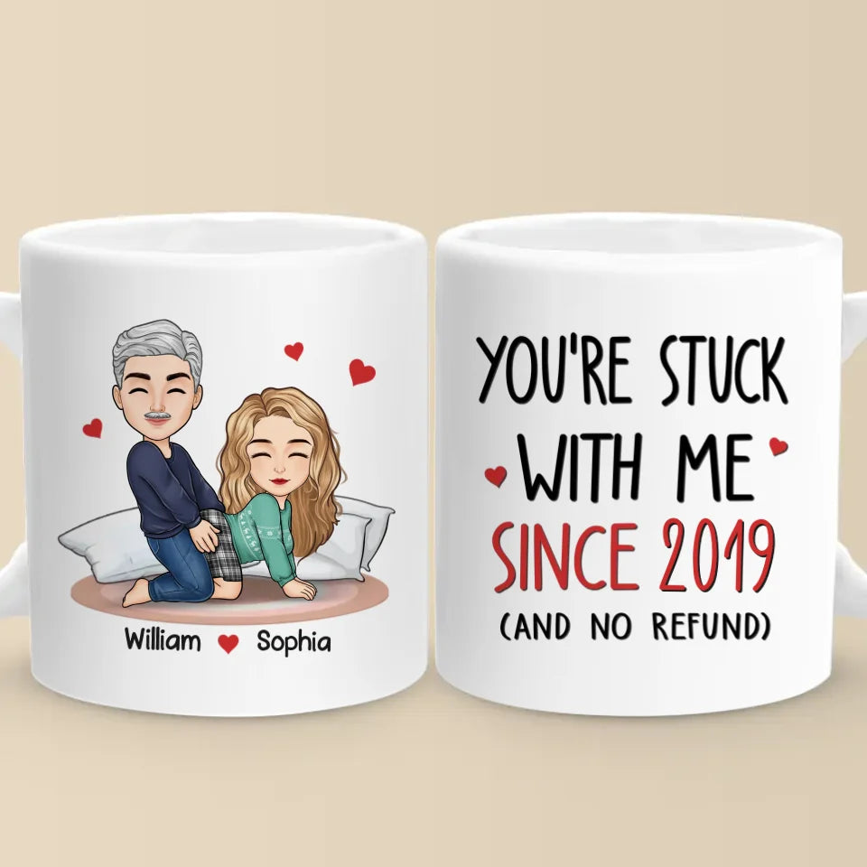 Tu es ma chose préférée à faire - Tasse personnalisée pour couple - Cadeau de Noël pour mari et femme, anniversaire